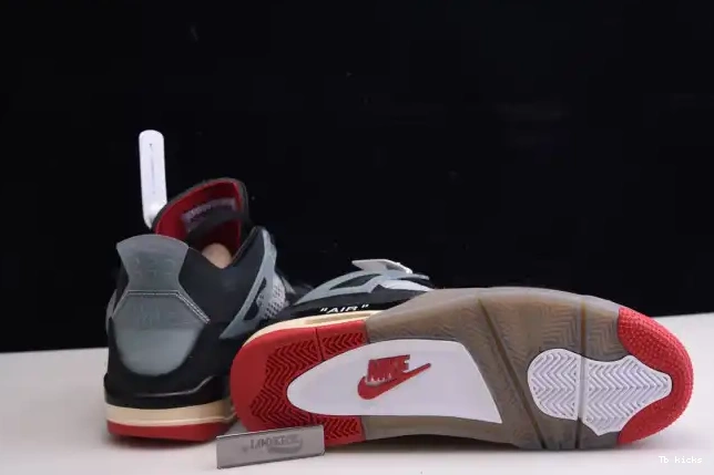 Cheap TBK 4 CV9388-001 Retro Air Bred x Off White Jordan 0426